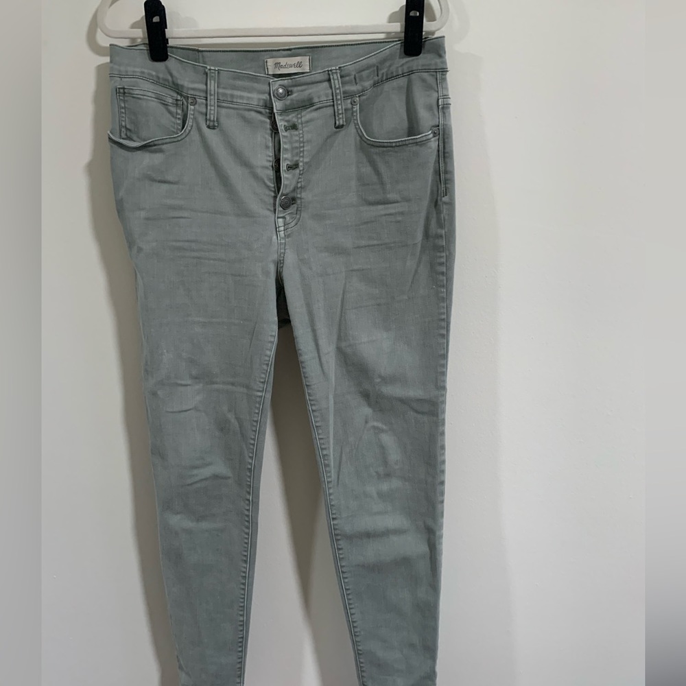 Green/Gray Madewell Jeans